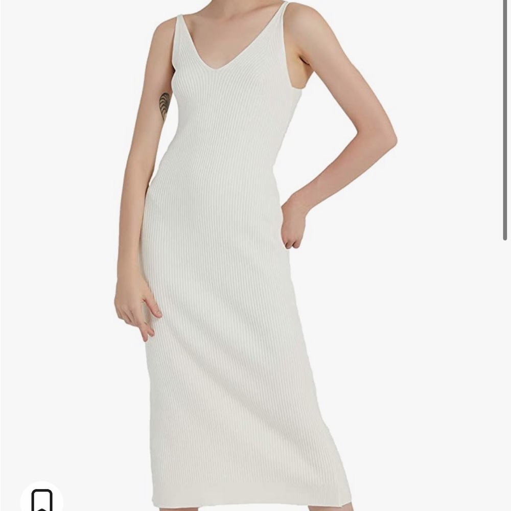 Knit long dress